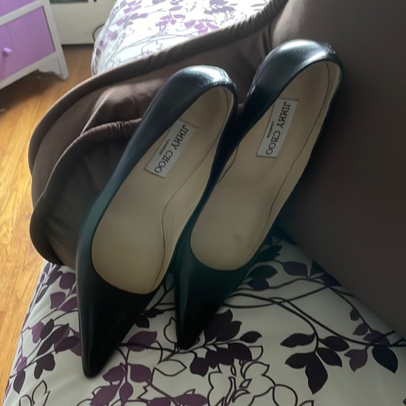 Jimmy Choo Black and Beige Heels. $99 beige $110black pair - Picture 1 of 2